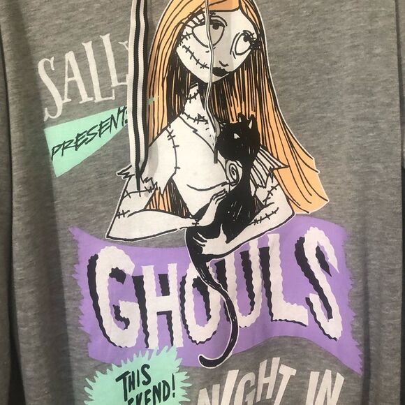 Disney Nightmare Before Christmas Sally Skellington Hoodie Ghouls Night In - Picture 4 of 7